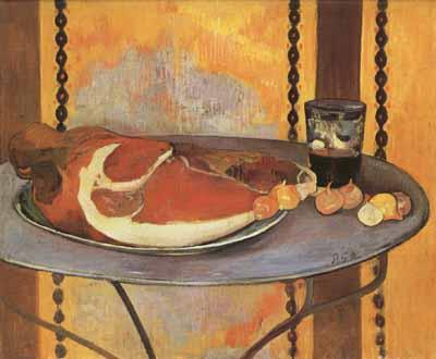Paul Gauguin Still life with ham (mk07)